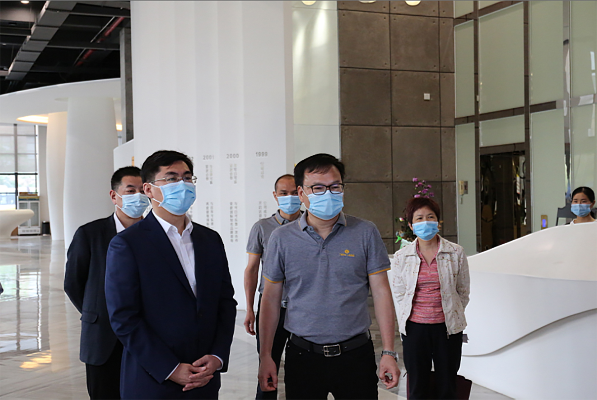 广东省副省长孙志洋一行赴赏金船长官网调查调研